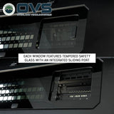 OVS Expedition - Pro+ Truck Cap W/ Full Window Wing Doors, and 3rd Brake Light
