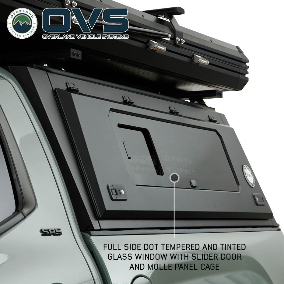 OVS Expedition - Pro+ Truck Cap W/ Full Window Wing Doors, and 3rd Brake Light