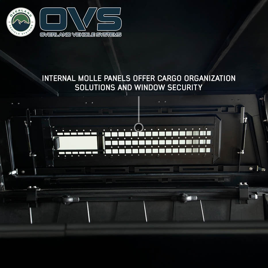 OVS Expedition - Pro+ Truck Cap W/ Full Window Wing Doors, and 3rd Brake Light