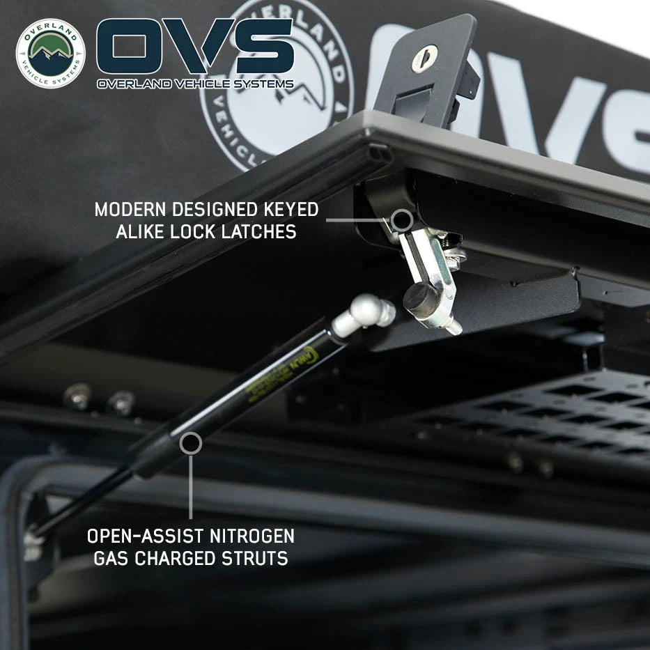 OVS Expedition - Pro+ Truck Cap W/ Full Window Wing Doors, and 3rd Brake Light