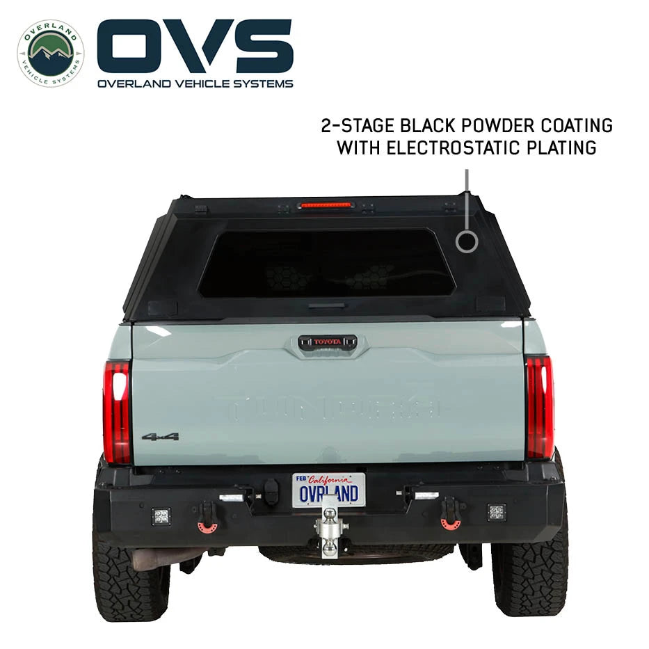 OVS Expedition - Pro+ Truck Cap W/ Full Window Wing Doors, and 3rd Brake Light