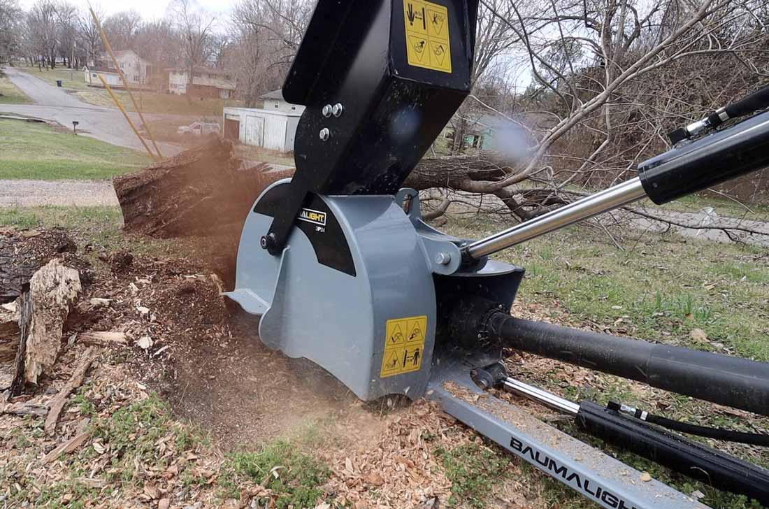 Baumalight 3P24 3 Point Hitch Tractor Stump Grinder