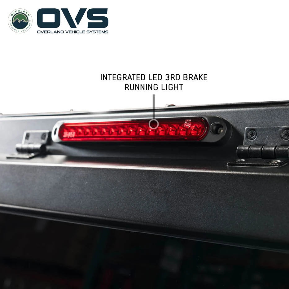 OVS Expedition - Truck Cap W/Full Wing Doors, Front and Rear Windows & 3rd Brake Light