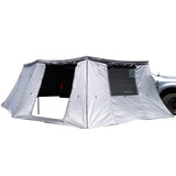 OVS XD Nomadic 270 - Awning, Lights, Black Out, Wall Kit, Grey Hex, Black Trim & Black Travel Cover