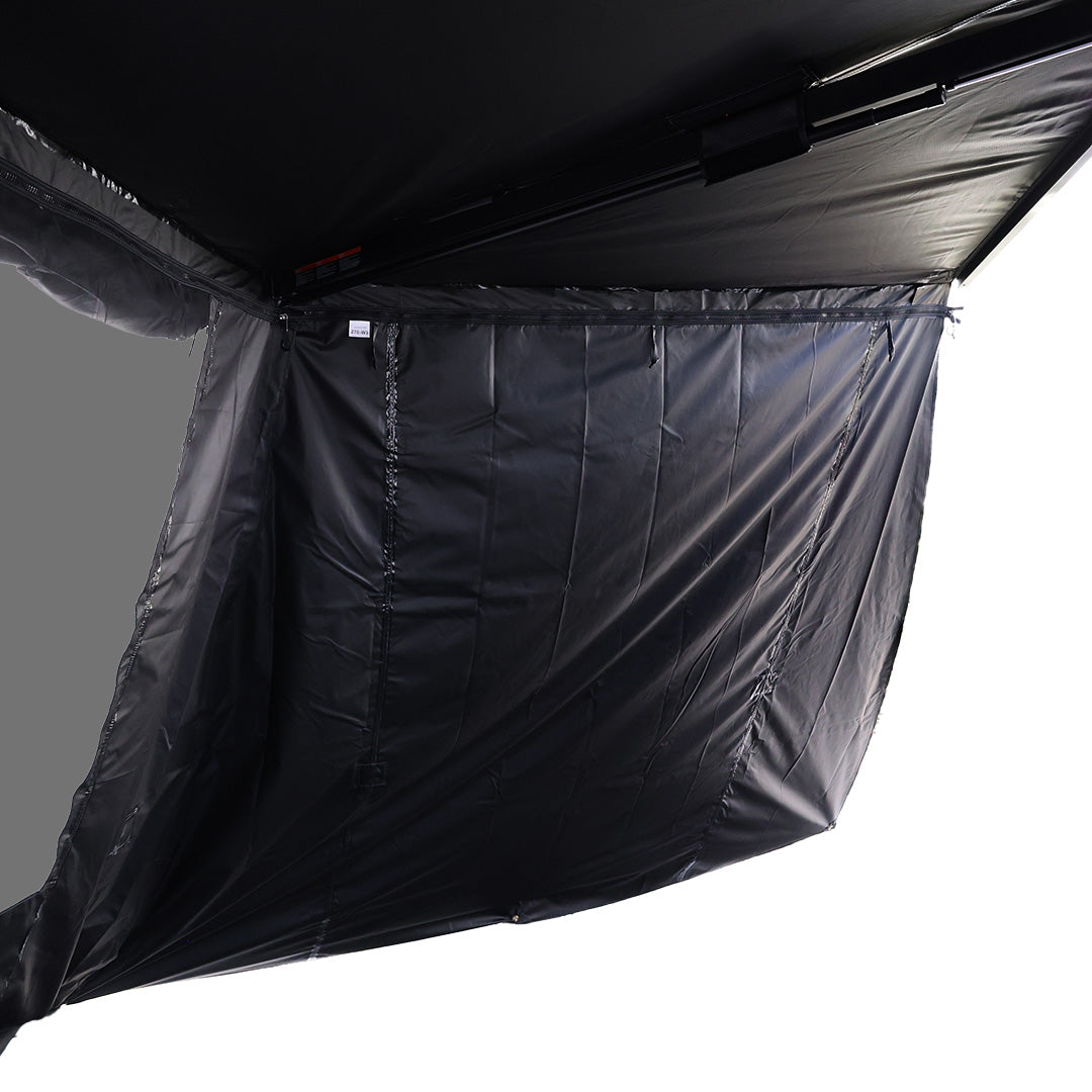 OVS XD Nomadic 270 - Awning, Lights, Black Out, Wall Kit, Grey Hex, Black Trim & Black Travel Cover