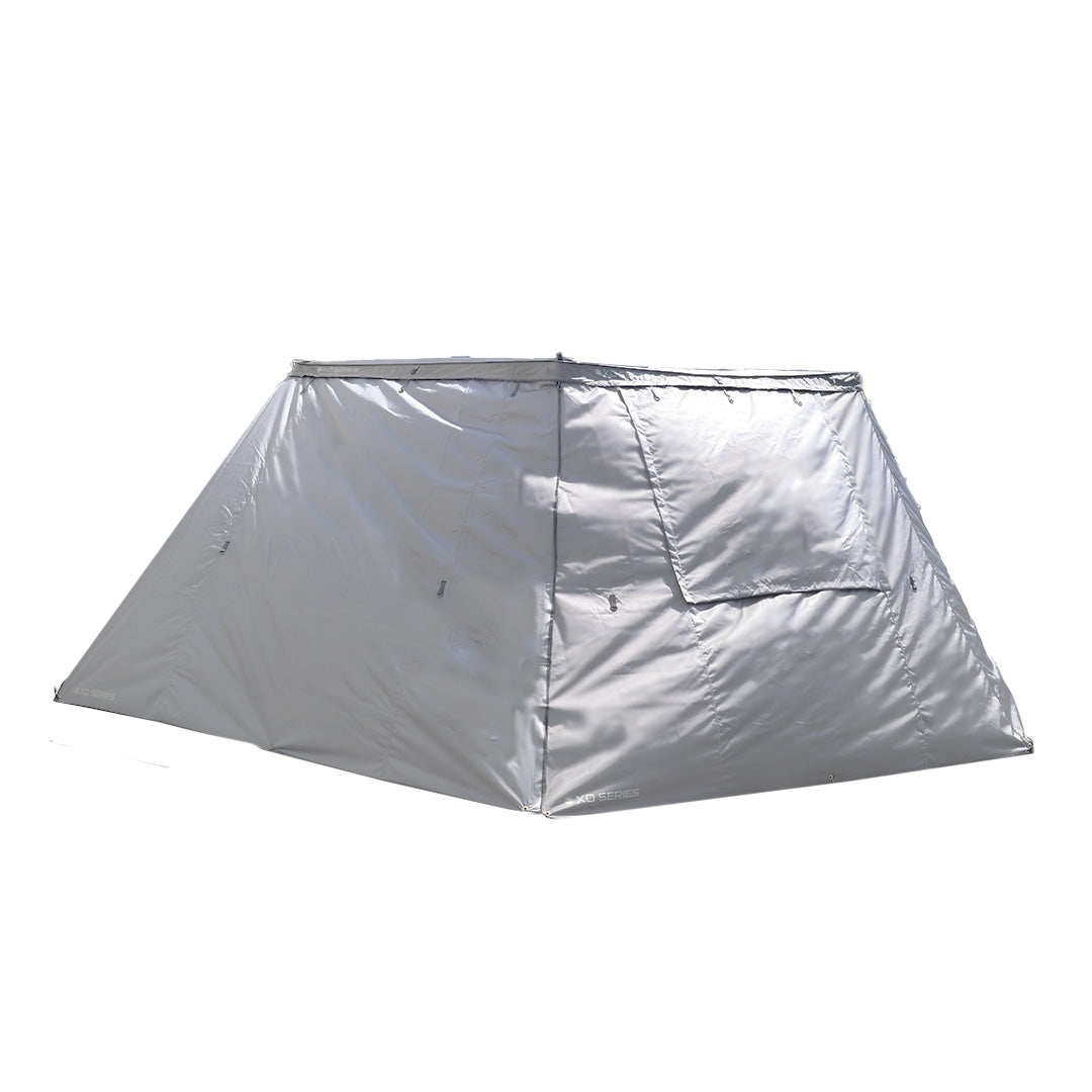 OVS XD Nomadic 270 - Awning, Lights, Black Out, Wall Kit, Grey Hex, Black Trim & Black Travel Cover