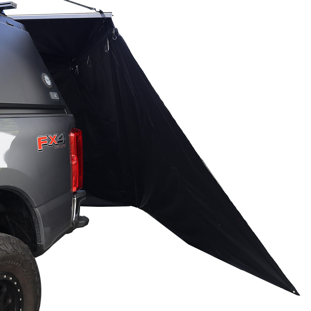 OVS XD Nomadic 270 - Awning, Lights, Black Out, Wall Kit, Grey Hex, Black Trim & Black Travel Cover