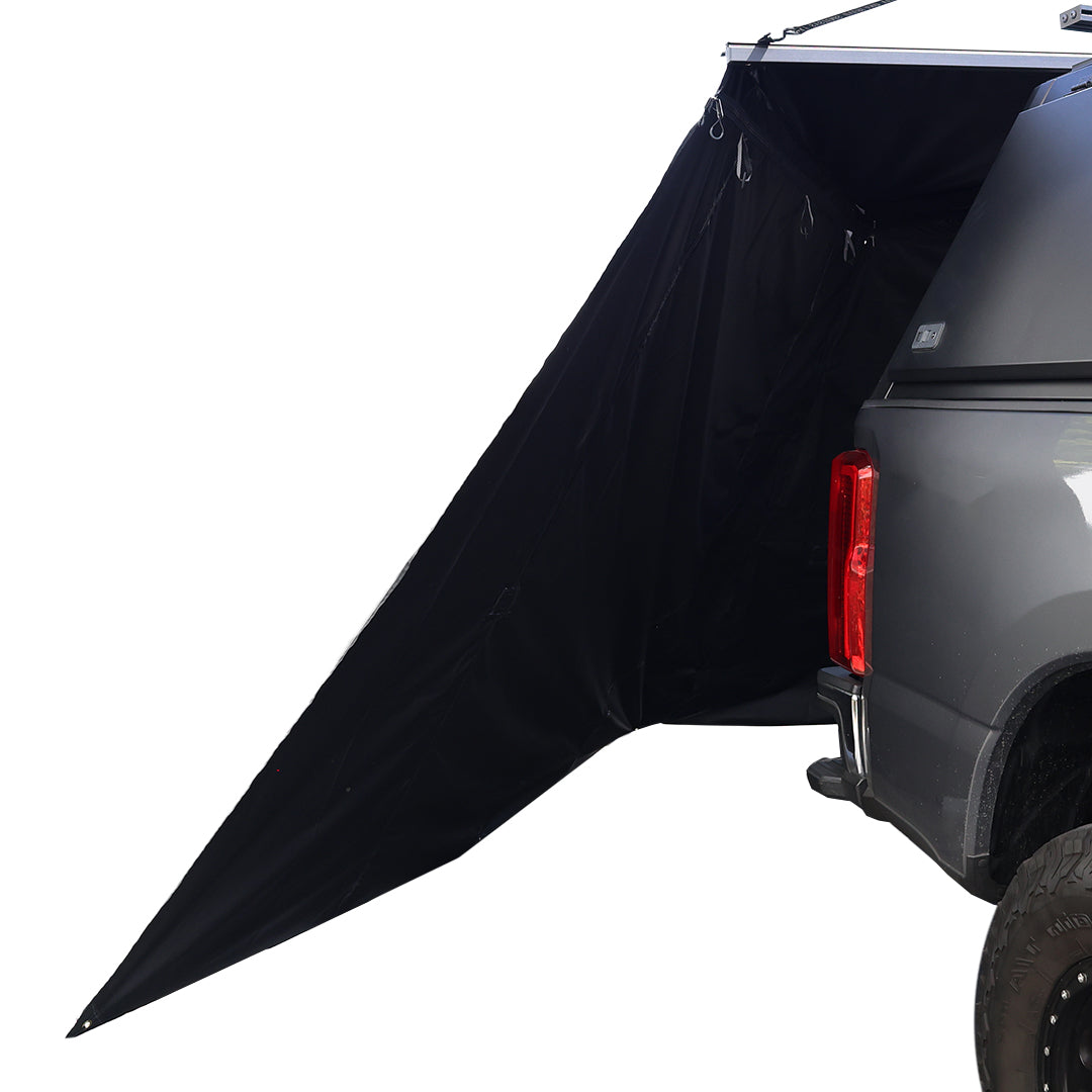 OVS XD Nomadic 270 - Awning, Lights, Black Out, Wall Kit, Grey Hex, Black Trim & Black Travel Cover