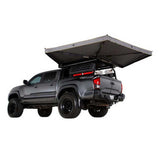 OVS HD Nomadic 270 LTE - Awning, Driver Side, Grey Body, Green Trim W/Black Travel Cover