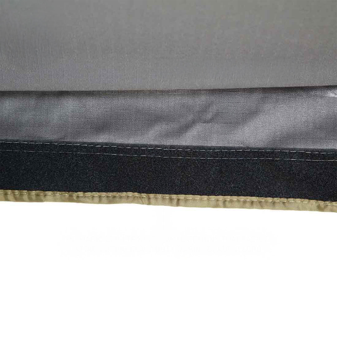 OVS HD Nomadic 270 LTE - Awning, Driver Side, Grey Body, Green Trim W/Black Travel Cover