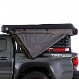 OVS HD Nomadic 270 LTE - Awning, Driver Side, Grey Body, Green Trim W/Black Travel Cover