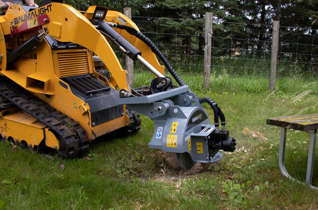 Baumalight S14 Mini Skid Steer Stump Grinder