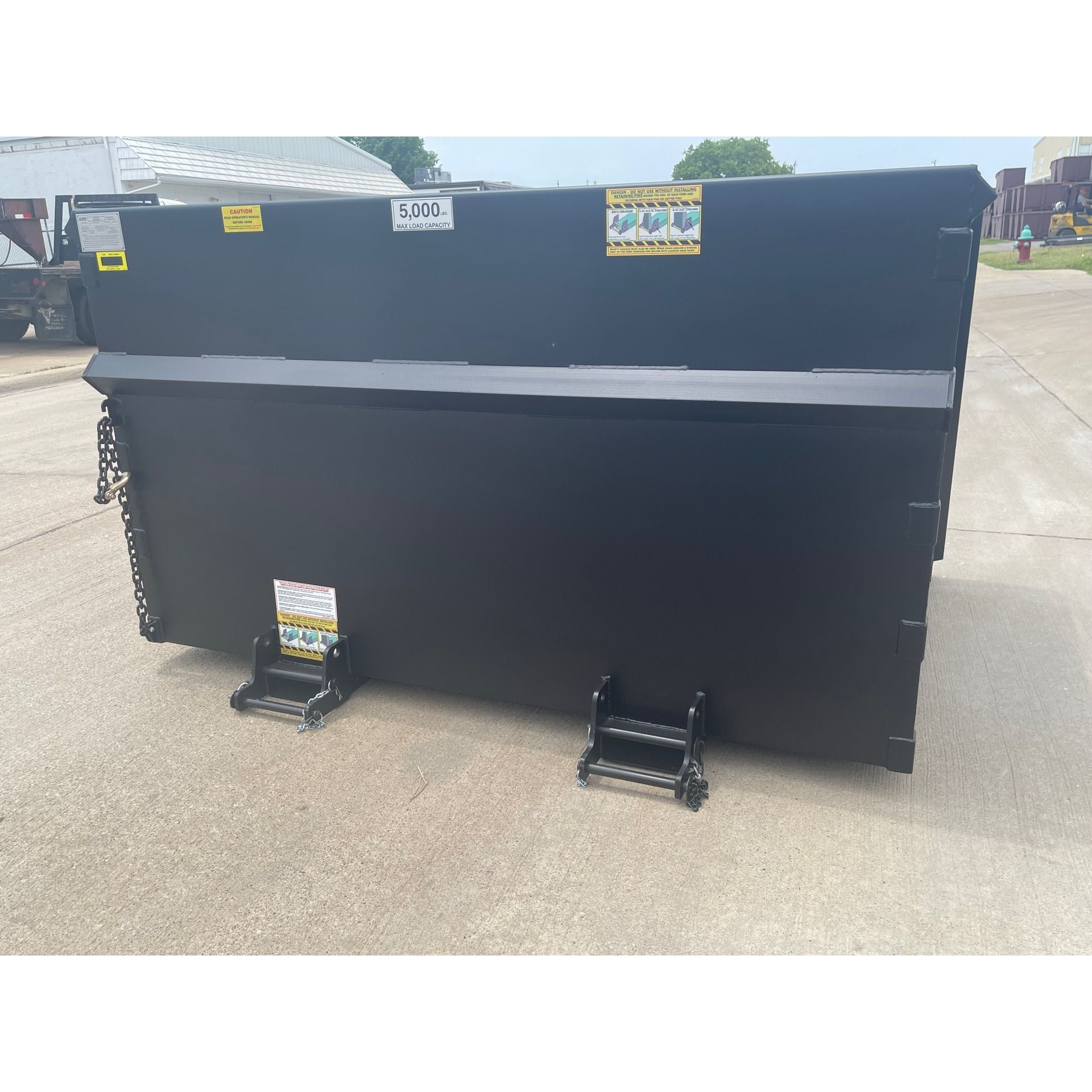 Star Industries Heavy Duty Forklift Trash Hoppers