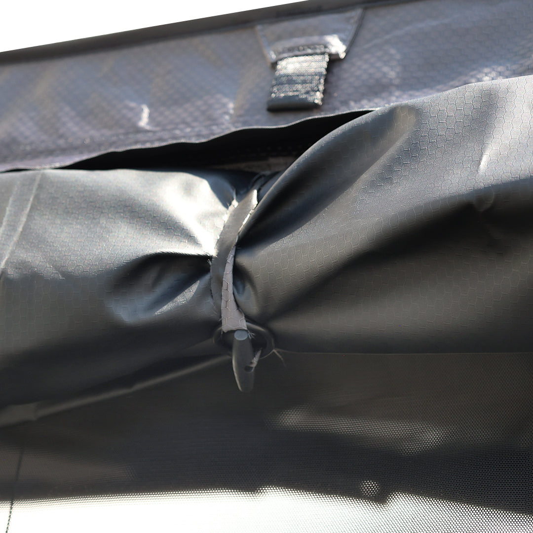 OVS XD Nomadic 270 - Awning, Lights, Black Out, Wall Kit, Grey Hex, Black Trim & Black Travel Cover