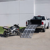 Black Widow Pro 9' 3-Piece Arched Folding Motorcycle Ramp