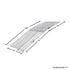 Black Widow Pro 9' 3-Piece Arched Folding Motorcycle Ramp