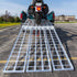 Black Widow Pro 10' 3-Piece Arched Folding Motorcycle Ramp