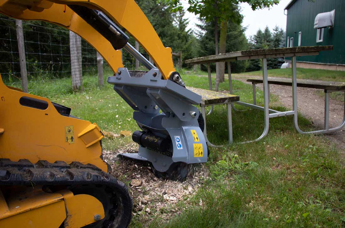 Baumalight S14 Mini Skid Steer Stump Grinder