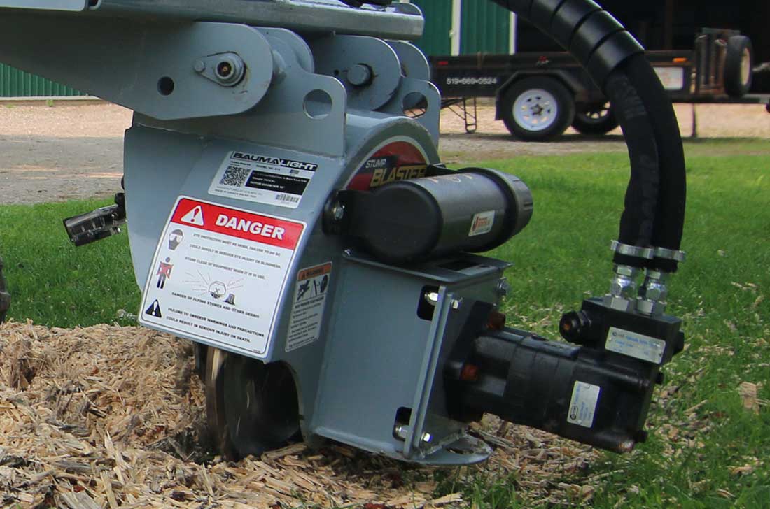 Baumalight S14 Mini Skid Steer Stump Grinder