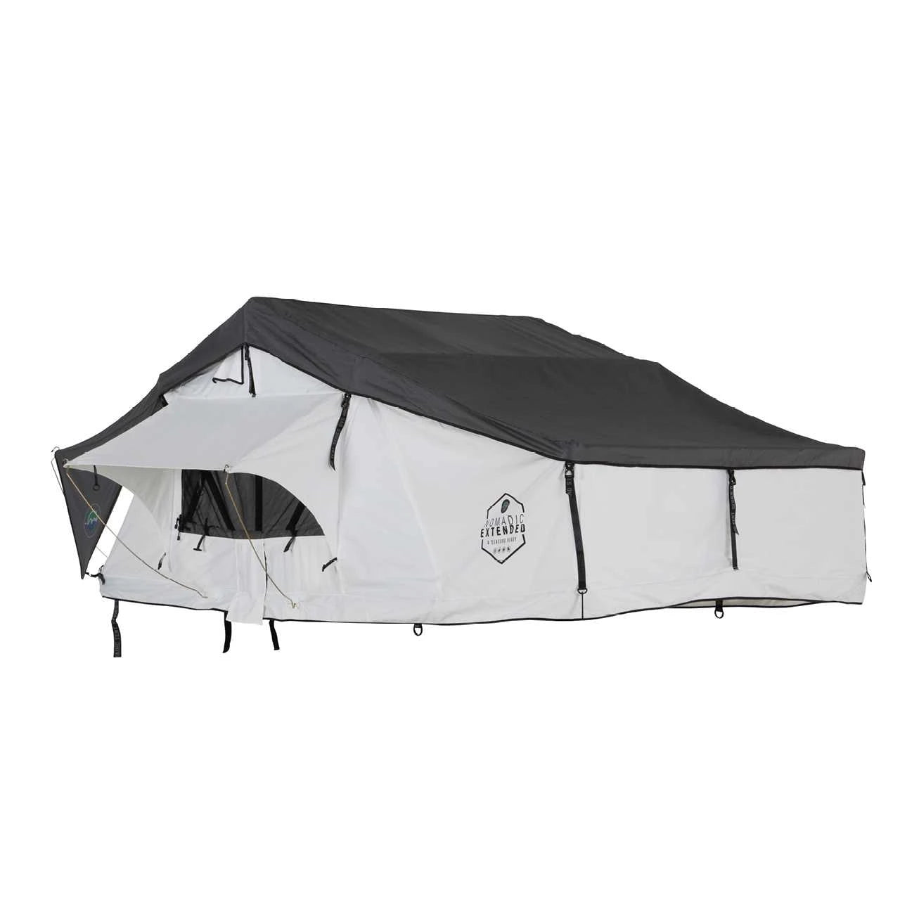 OVS HD Nomadic N3E - Soft Sided Roof Top Tent, 3 Person, Grey Body & Green Rainfly