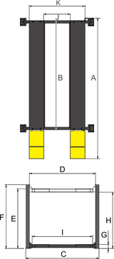 AMGO 407-P Four Post Parking Lift