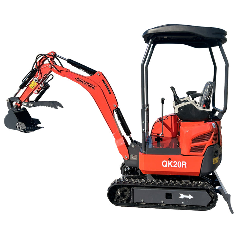 AGT 1 Ton Mini Excavator w/ R740D 23.5HP Engine, 67" Dig Depth, Pilot Control | QK20R