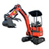 AGT 1 Ton Mini Excavator w/ R740D 23.5HP Engine, 67" Dig Depth, Pilot Control | QK20R