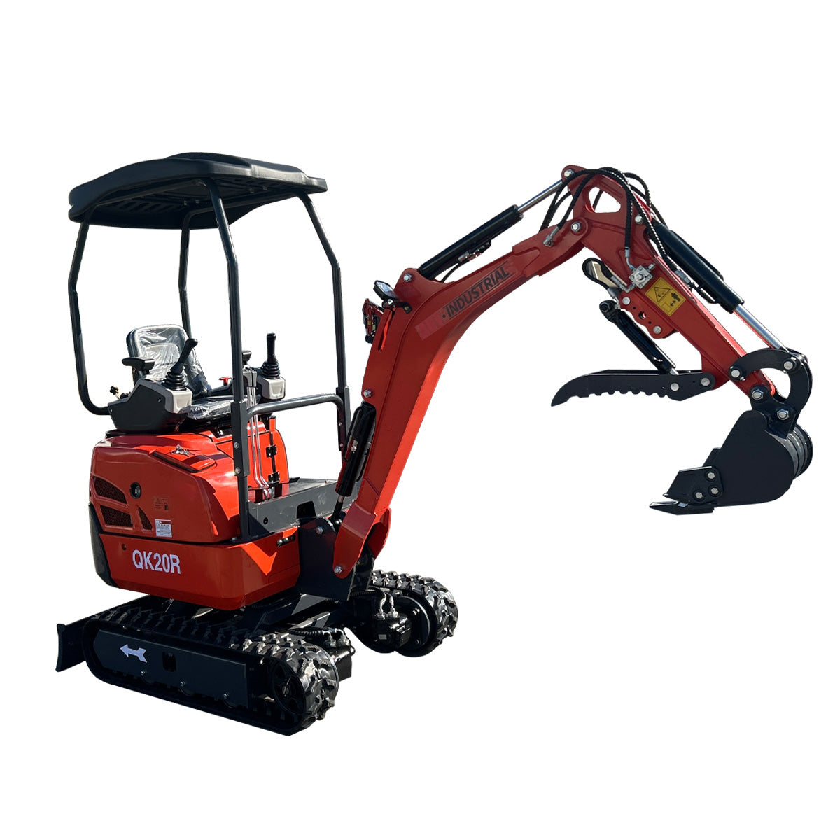 AGT 1 Ton Mini Excavator w/ R740D 23.5HP Engine, 67" Dig Depth, Pilot Control | QK20R
