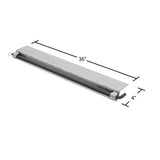 HD Ramps 36" Aluminum Skid Seat Attaching Bracket for Pin-End Ramps