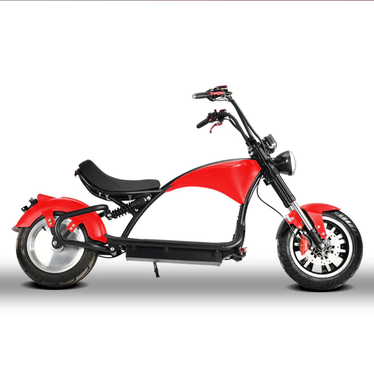 Soversky M3P 3000W electric chopper bike in red 