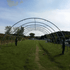 Single Truss Arch Storage Shelter W30'xL40'xH15'