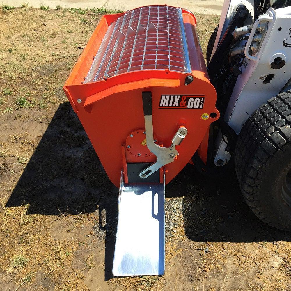 Skid Steer Hurricane Concrete Mixer Attachment | Eterra