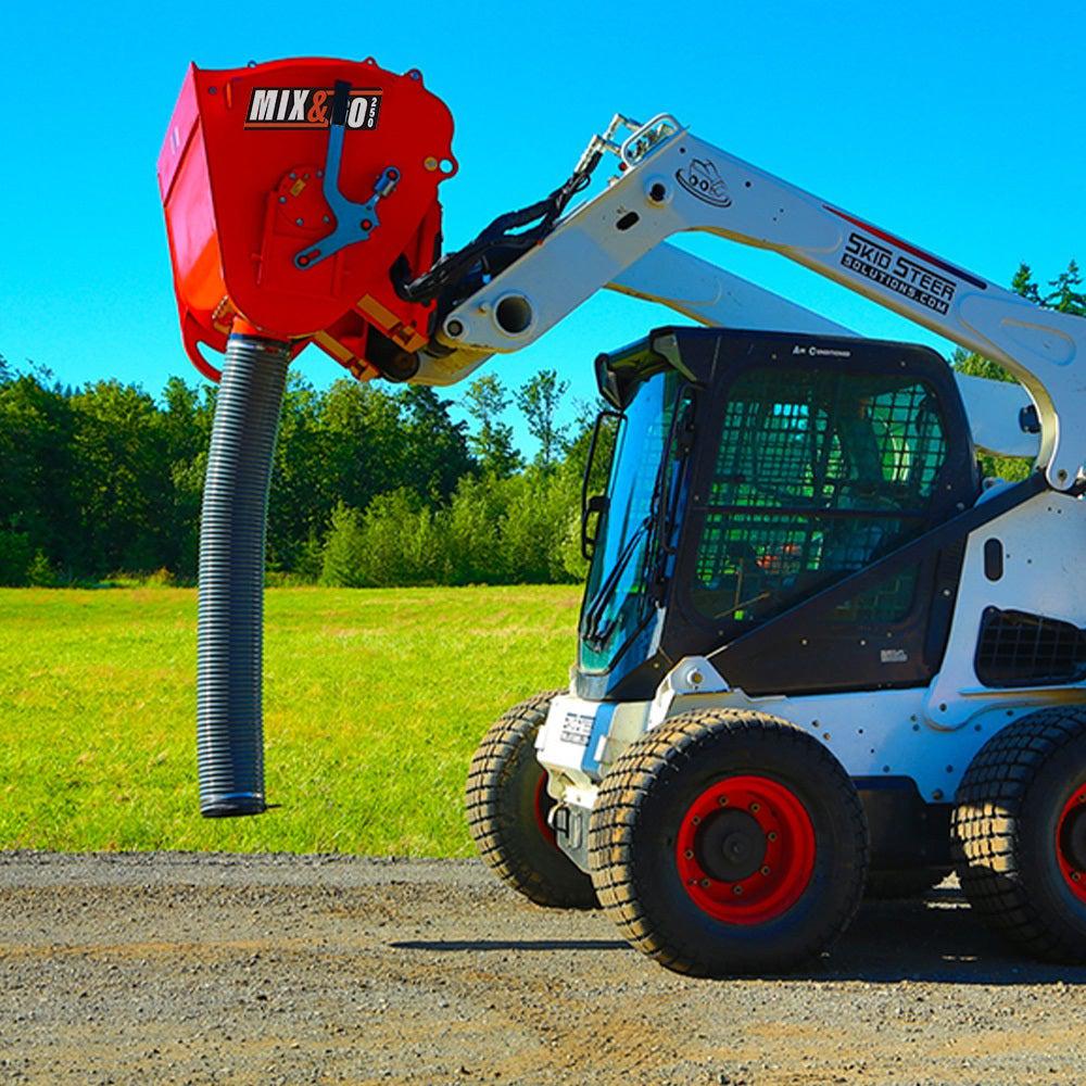 Skid Steer Hurricane Concrete Mixer Attachment | Eterra