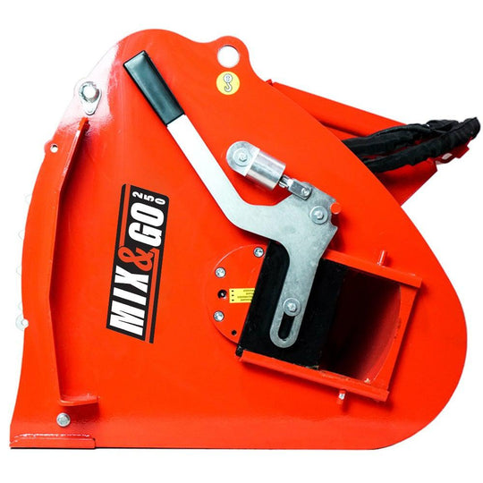 Skid Steer Hurricane Concrete Mixer Attachment | Eterra