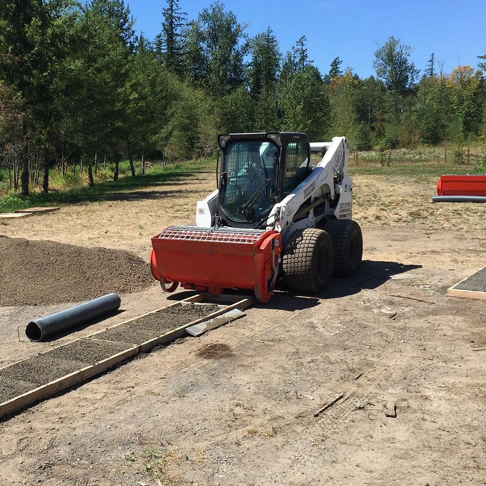 Skid Steer Hurricane Concrete Mixer Attachment | Eterra
