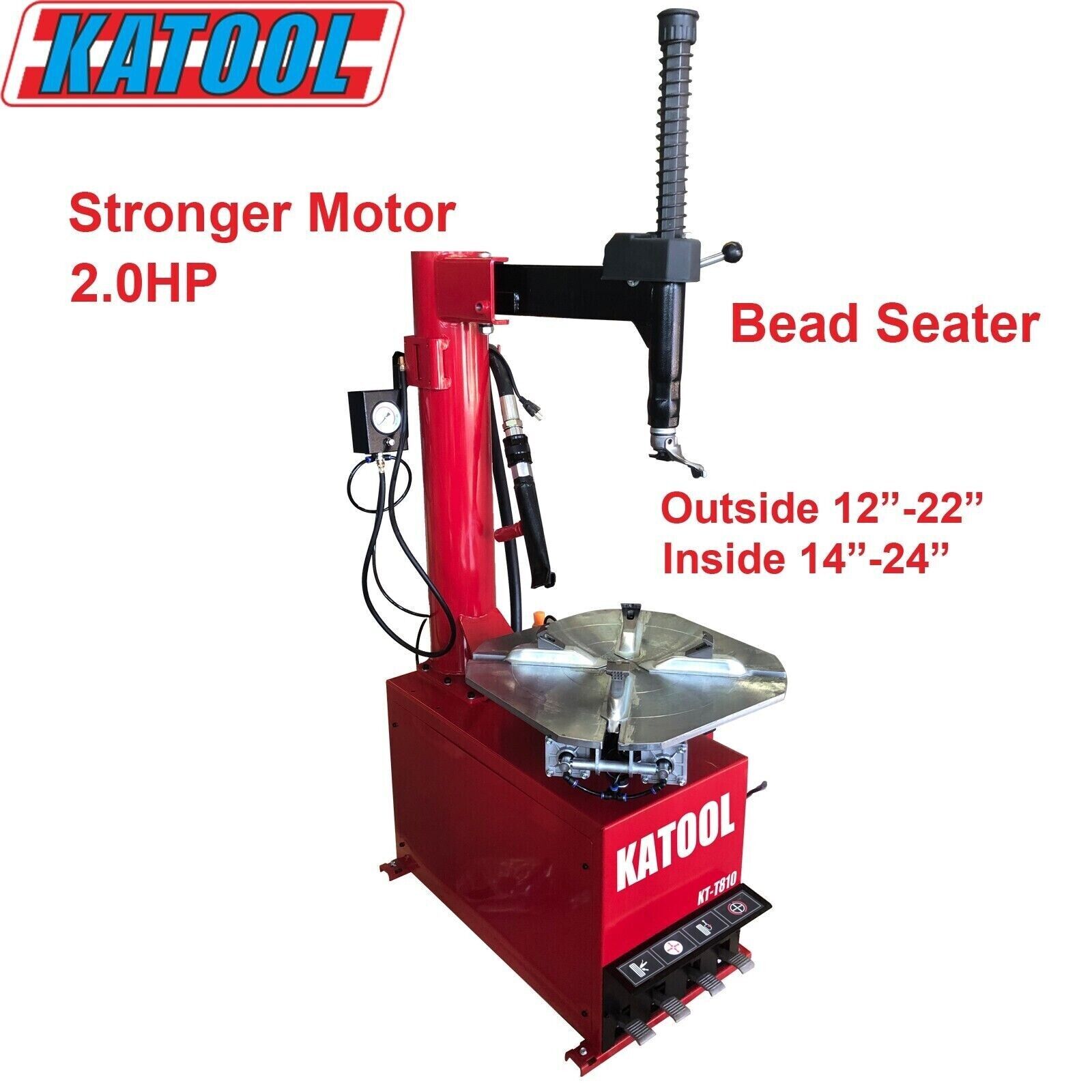 Katool KT-T810 Wheel Clamp Tire Changer Machine