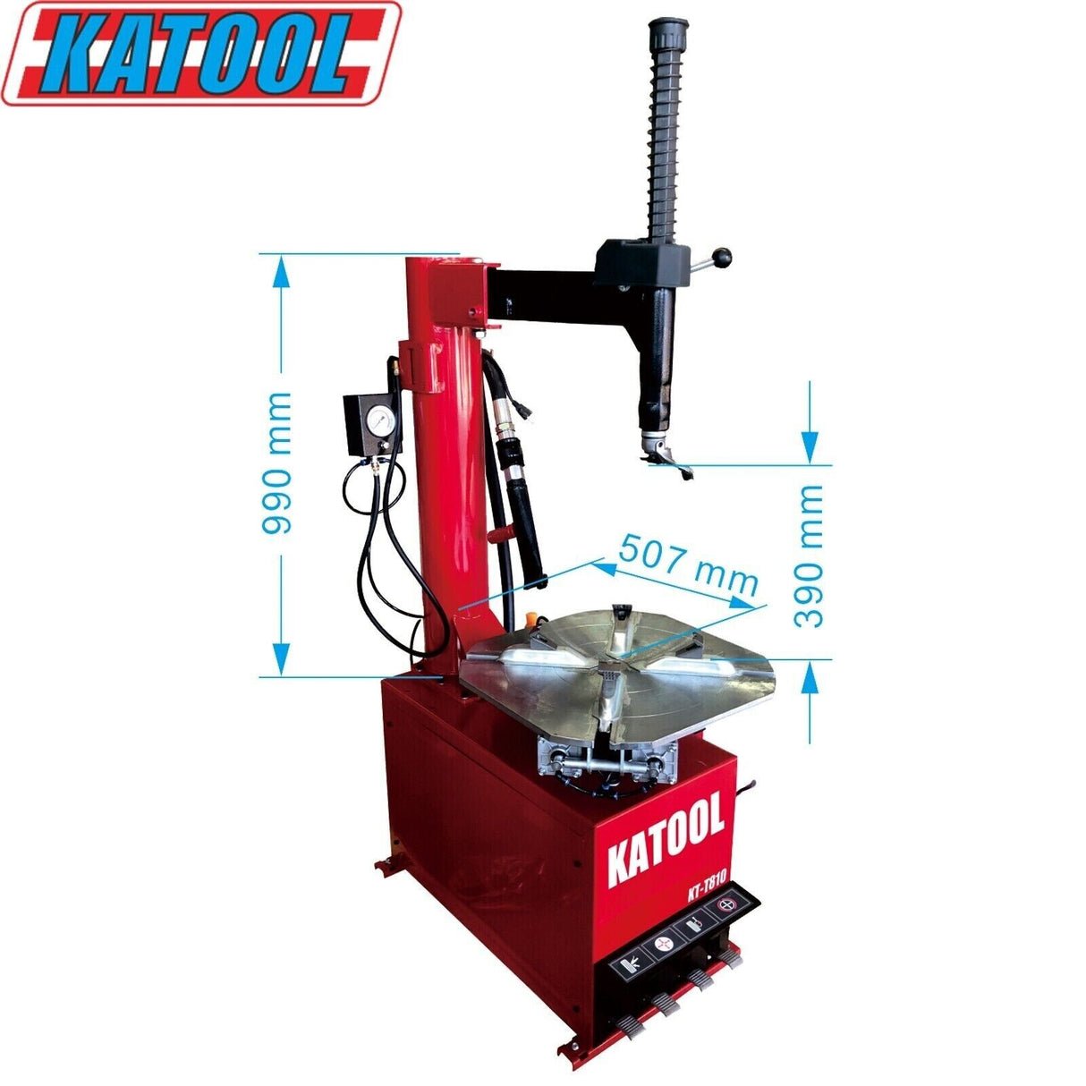 Katool KT-T810 Wheel Clamp Tire Changer Machine