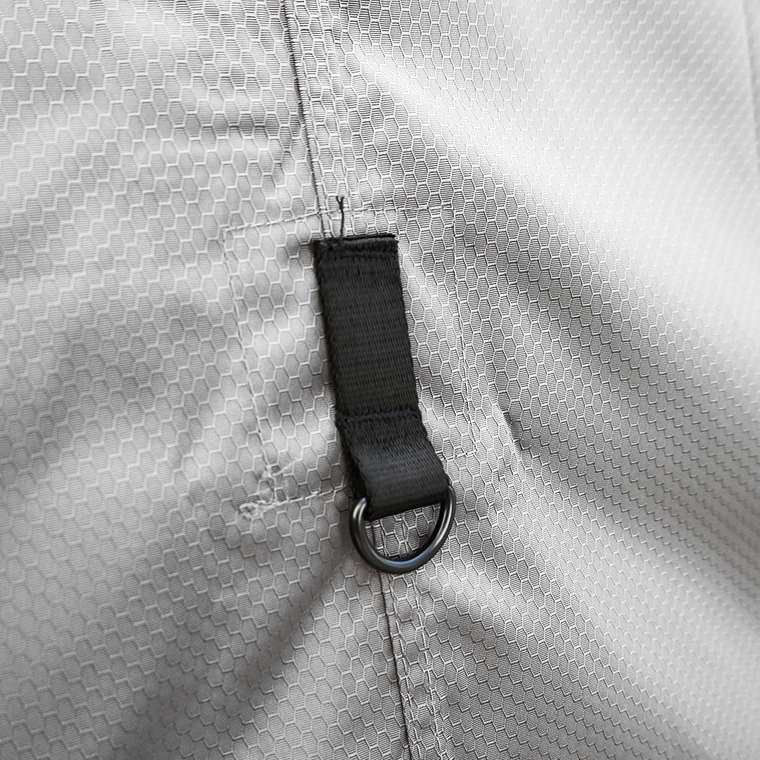 OVS XD Nomadic 270 - Awning, Lights, Black Out, Wall Kit, Grey Hex, Black Trim & Black Travel Cover