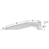 HD Ramps Aluminum Semi-Truck Service Ramps - 20,000 lb. per Axle