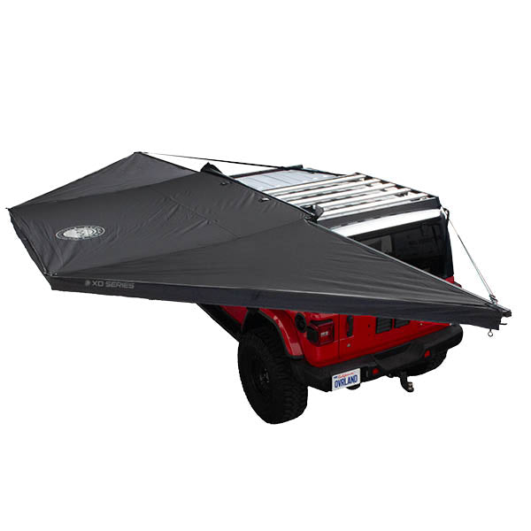 OVS XD Nomadic 180 - Awning, Universal, Black Body, Black Trim W/Black Travel Bag