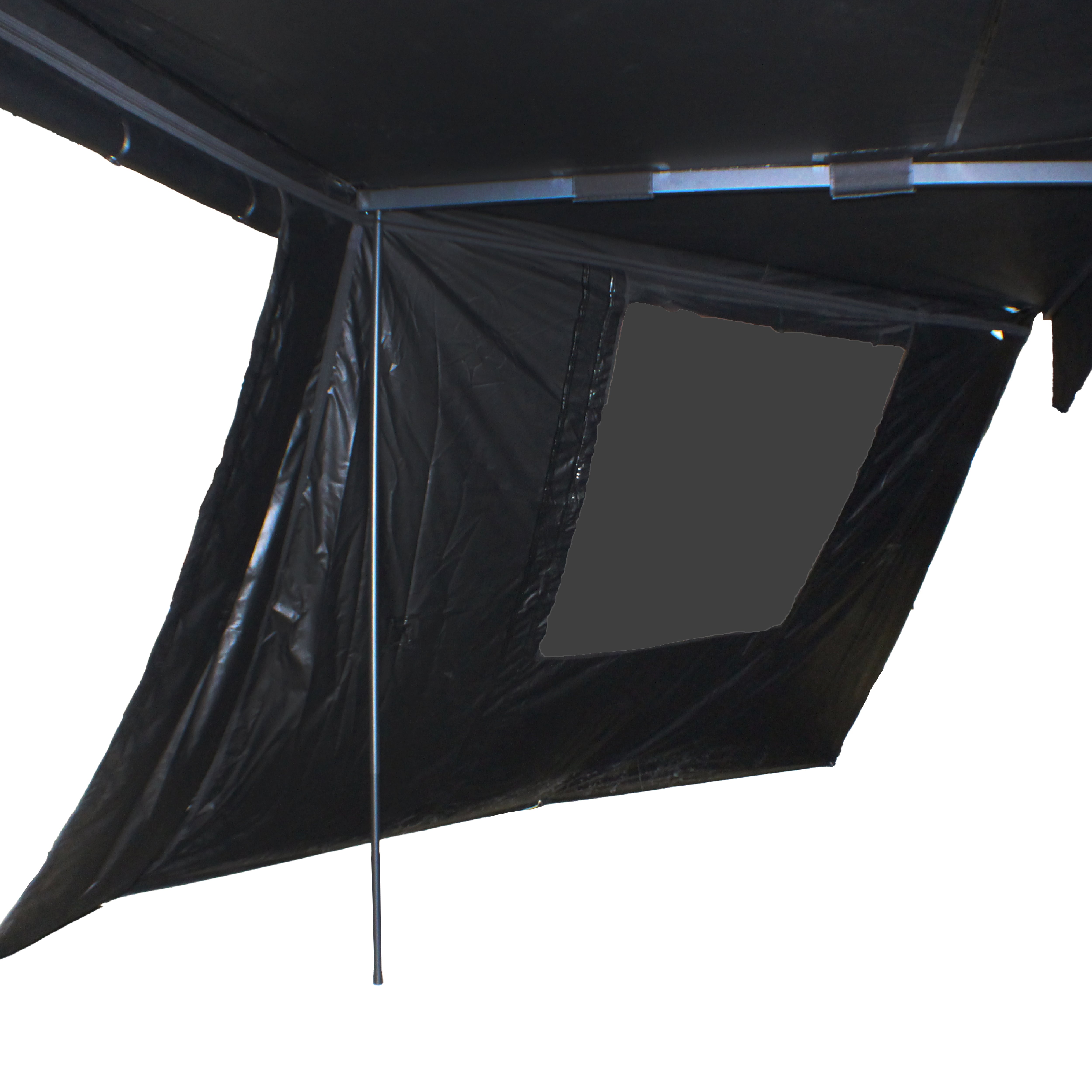 OVS XD Nomadic 180 - Awning, Wall Kit, Universal, Black Body, Black Trim W/Black Travel Cover