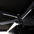 OVS XD Nomadic 270 - Awning W/Lights & Black Out , Driver Side, Black Body, Black Trim & Black Travel Cover - No Brackets, No Hardware