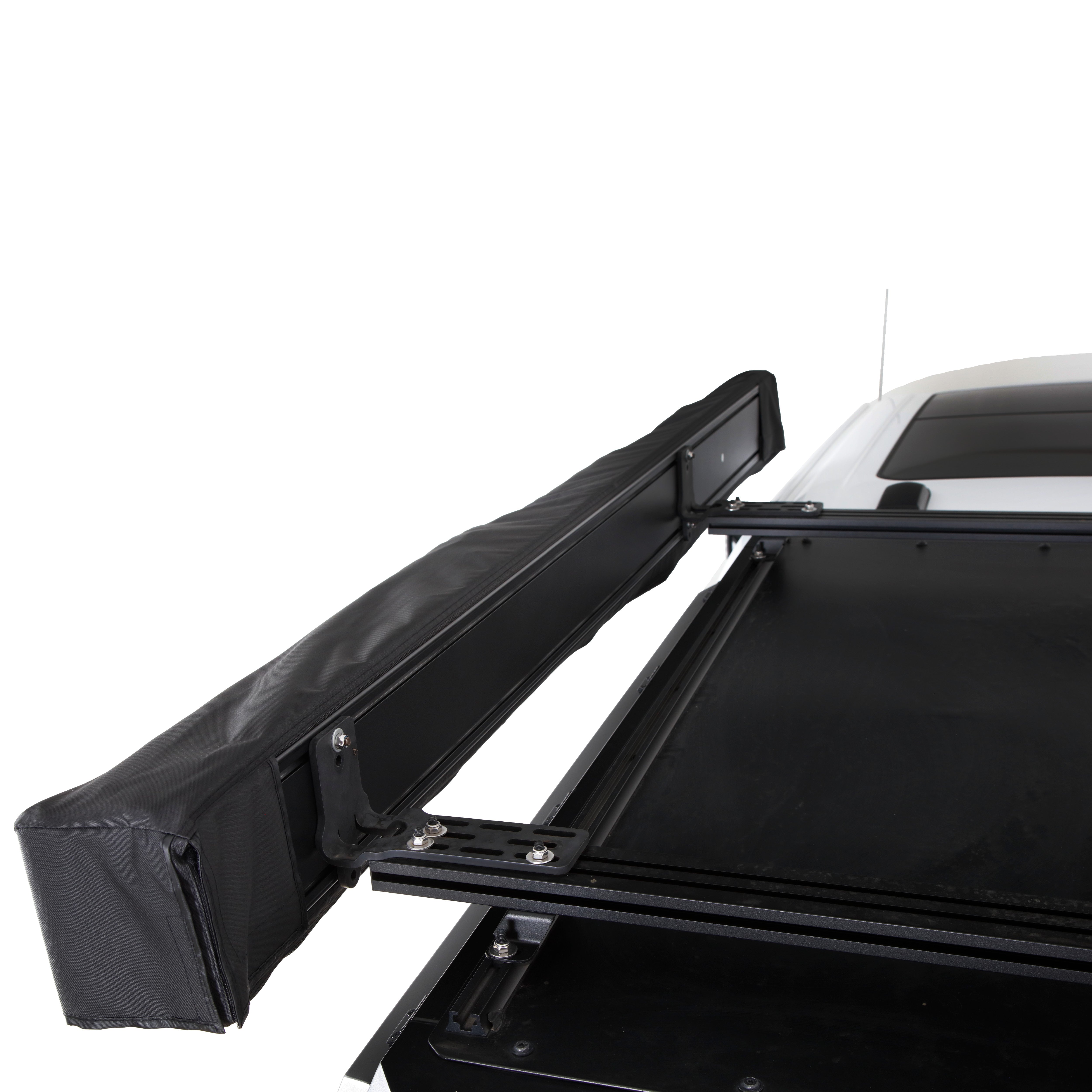 OVS XD Nomadic 270 - Awning W/Lights & Black Out, Black Body, Black Trim & Black Travel Cover