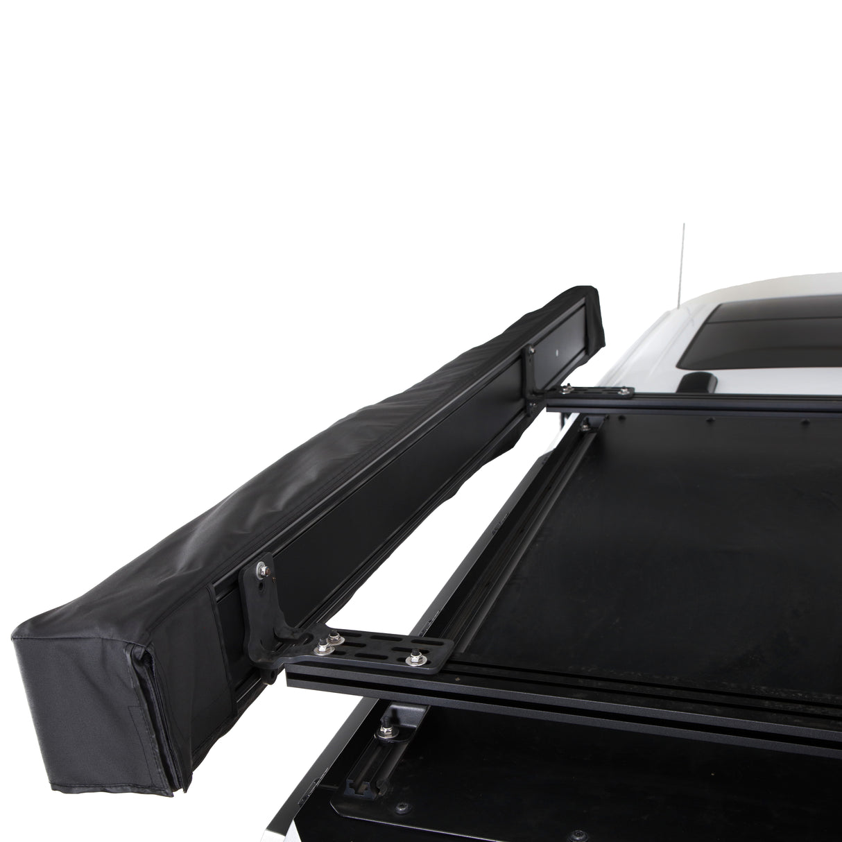 OVS XD Nomadic 270 - Awning W/Lights & Black Out, Black Body, Black Trim & Black Travel Cover