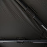 OVS XD Nomadic 270 - Awning W/Lights & Black Out , Driver Side, Black Body, Black Trim & Black Travel Cover - No Brackets, No Hardware