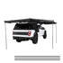 OVS XD Nomadic 270 - Awning W/Lights & Black Out , Passenger Side, Black Body, Black Trim & Black Travel Cover - No Brackets, No Hardware