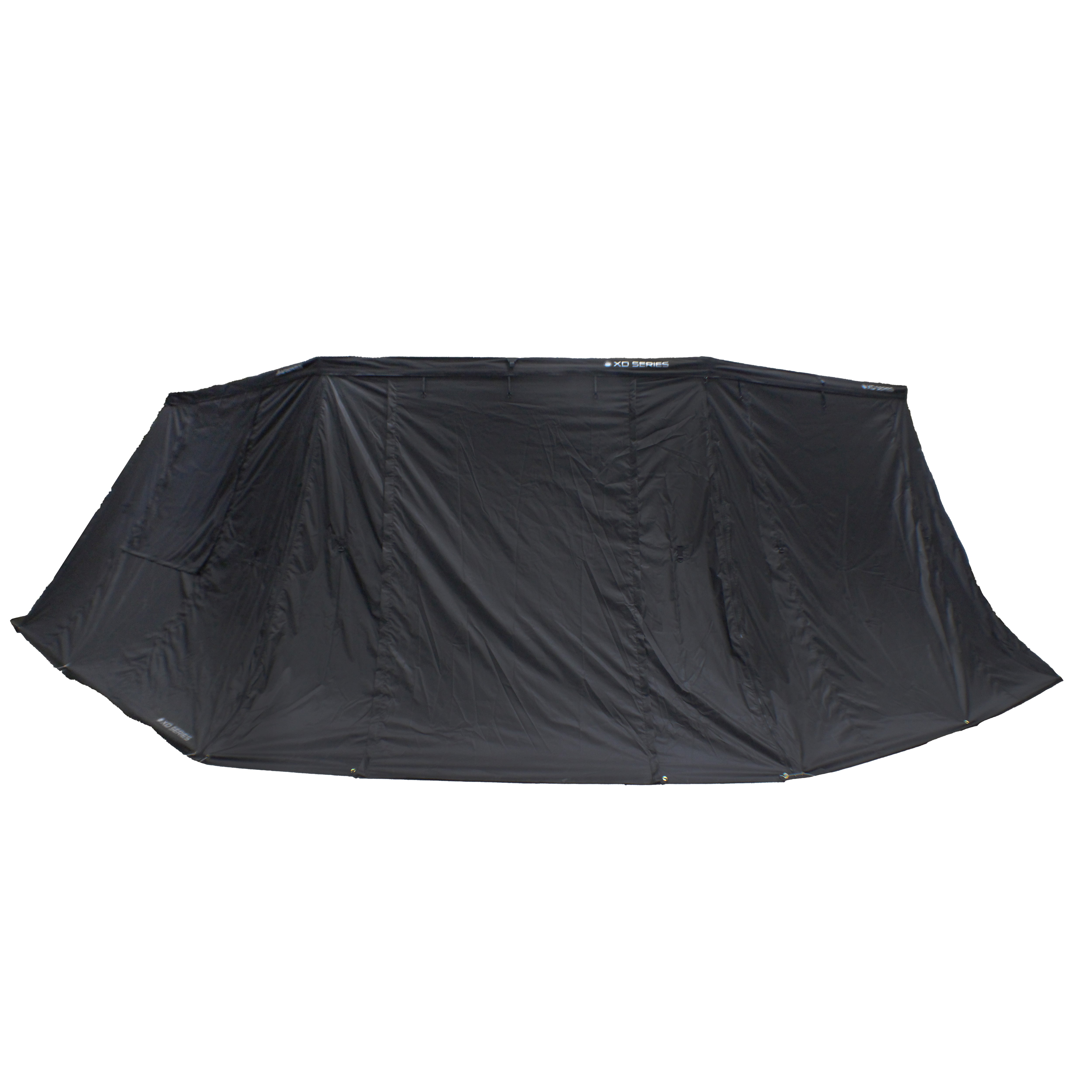 OVS XD Nomadic 270 Degree Awning & Wall Kit Combo - Lights, Black Out, Black Body , Trim, and Travel Cover