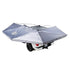 OVS XD Nomadic 270 - Awning W/Lights & Black Out , Driver Side, Grey Hex, Black Trim & Black Travel Cover - No Brackets, No Hardware