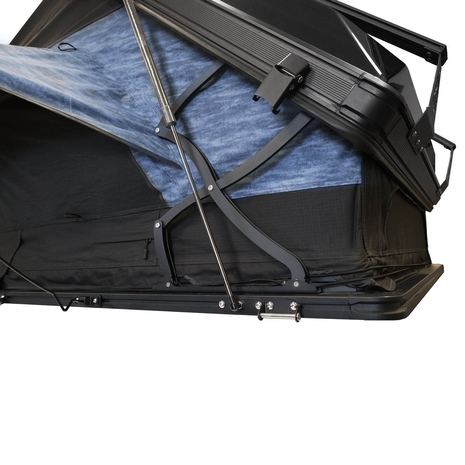 OVS XD Atlas 2 - Cantilever Hard Shell Roof Top Tent, 2 Person, Blue Body & Black Rainfly