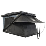 OVS XD K2 - Clamshell/Pop Up Aluminum Hard Shell Roof Top Tent - 2 Person, Blue Body & Black Rainfly